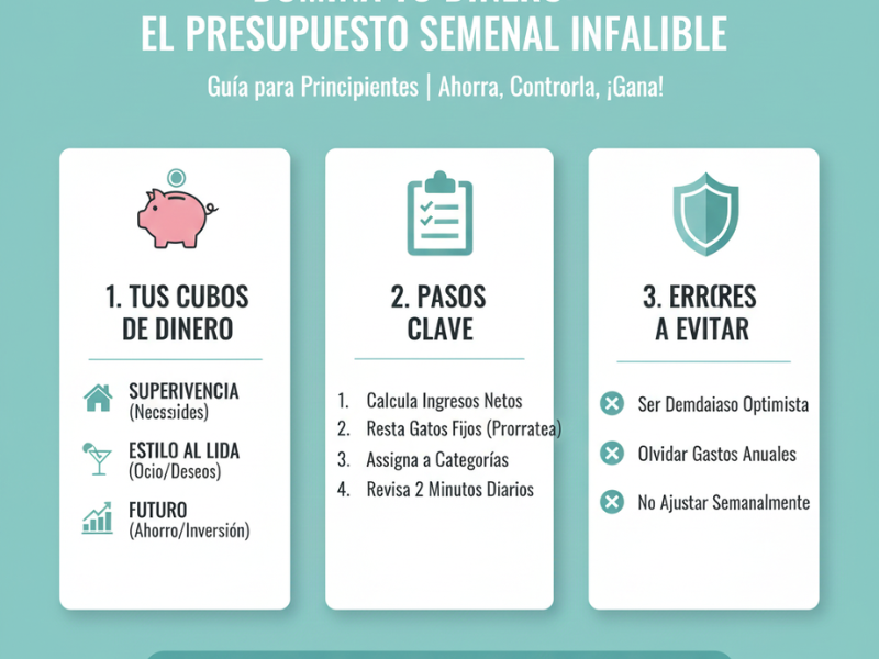 INFOGRAFIA presupuesto semanal