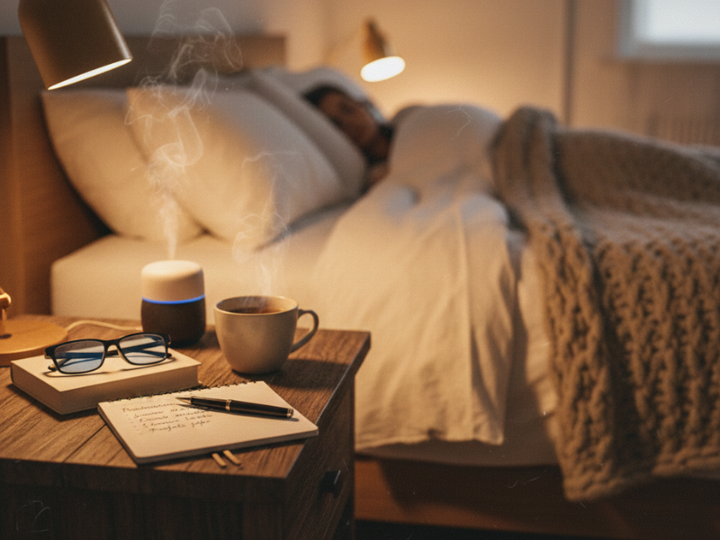 dormitorio para ritual de noche