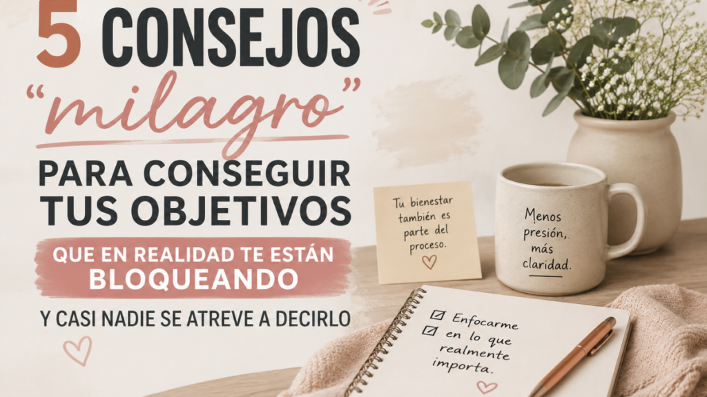 consejos milagro que te estan bloqueando